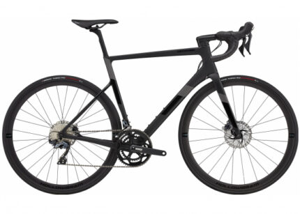 CANNONDALE SUPERSIX EVO CARBONSCHEIBE ULTEGRA RENNRAD SHIMANO ULTEGRA 11S 700 MM MATTSCHWARZ