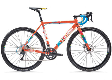 CINELLI ZYDECO LALA GRAVEL BIKE SHIMANO SORA 9S 700 MM ORANGENSAFT BLAU 2021